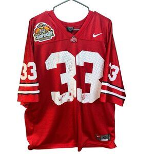 Nike Ohio State Buckeyes Football Jersey XL #33 2007 BCS National Championship